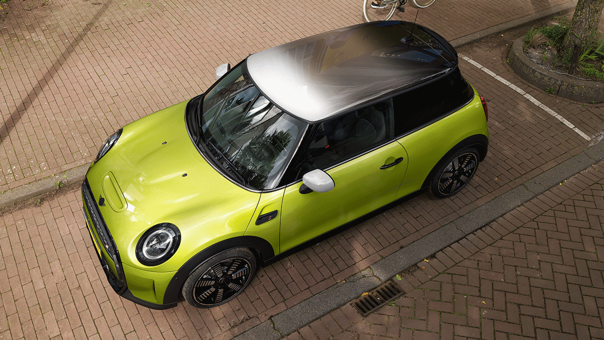 Trīsdurvju MINI Hatch – Grey un Black krāsa – daudztoņu jumts
