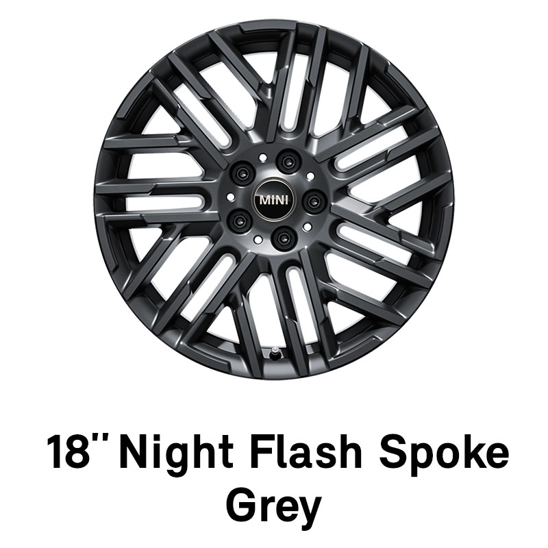 MINI diski: 18 collu night flash spoke grey