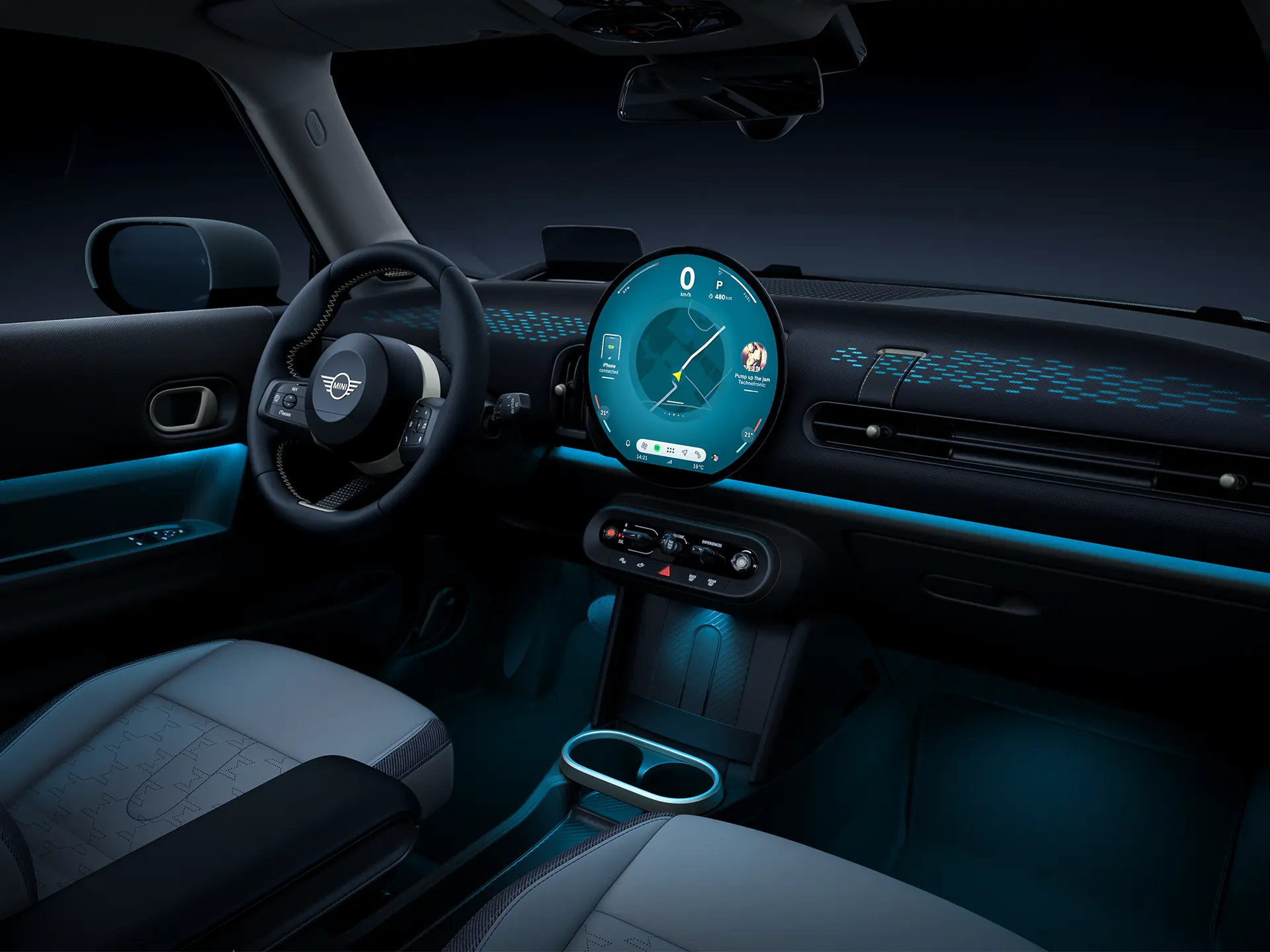 Trīsdurvju MINI Cooper – salons, MINI Modes režīmi