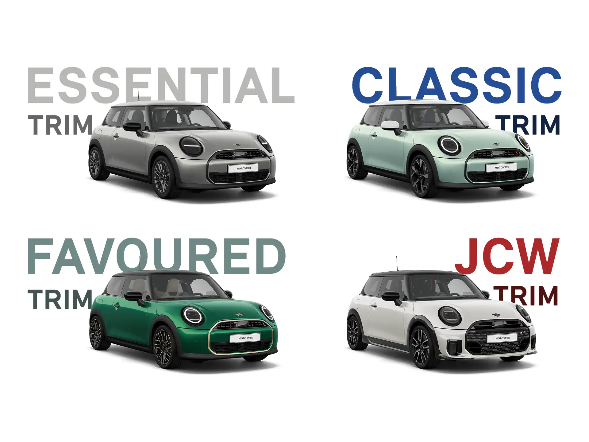 Trīsdurvju MINI Cooper – APDARES, kolāža