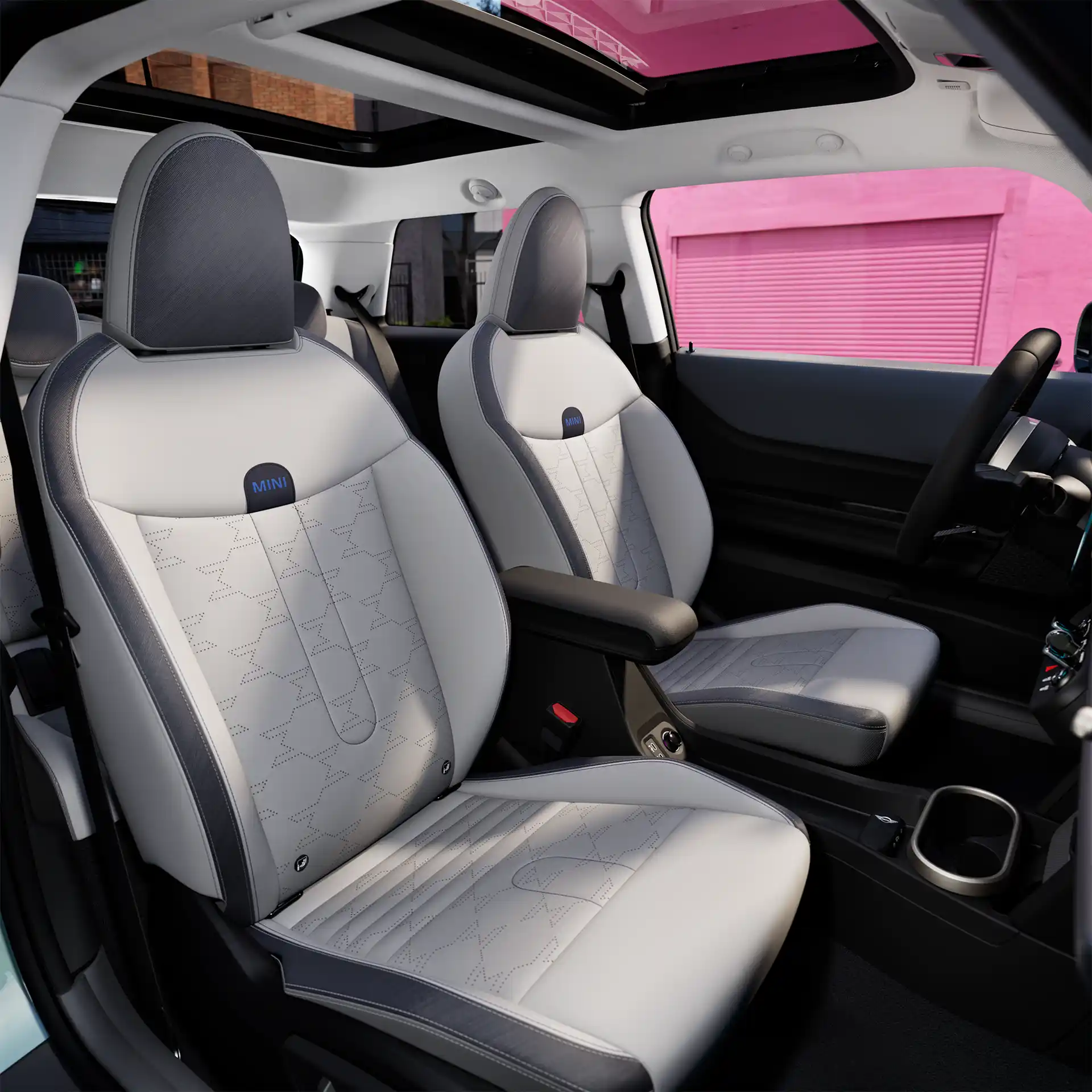 Trīsdurvju MINI Cooper – sēdekļi