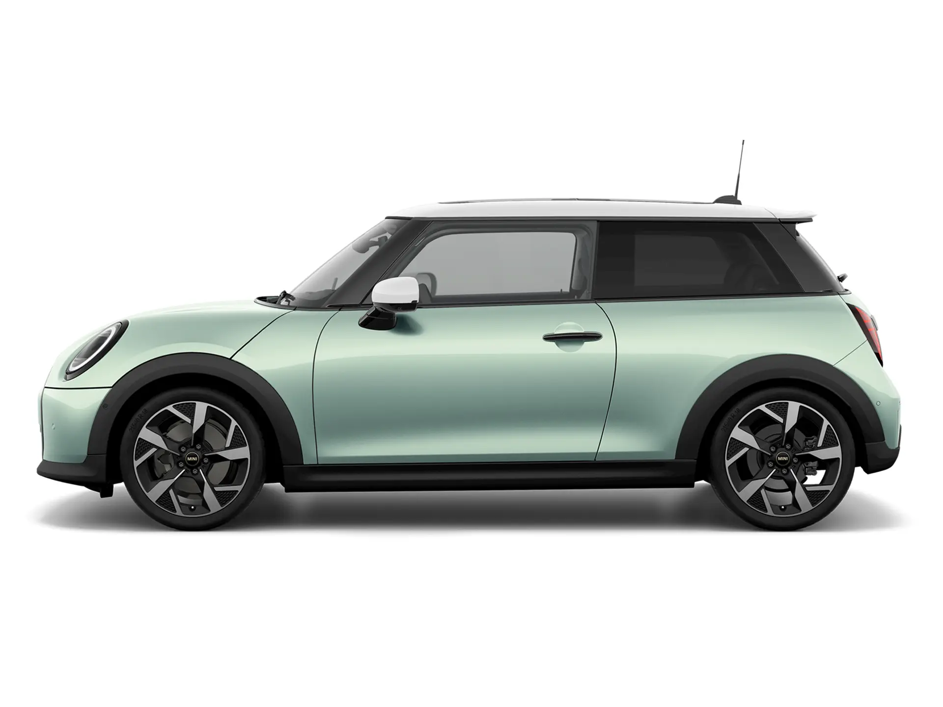Trīsdurvju MINI Cooper – sānskats