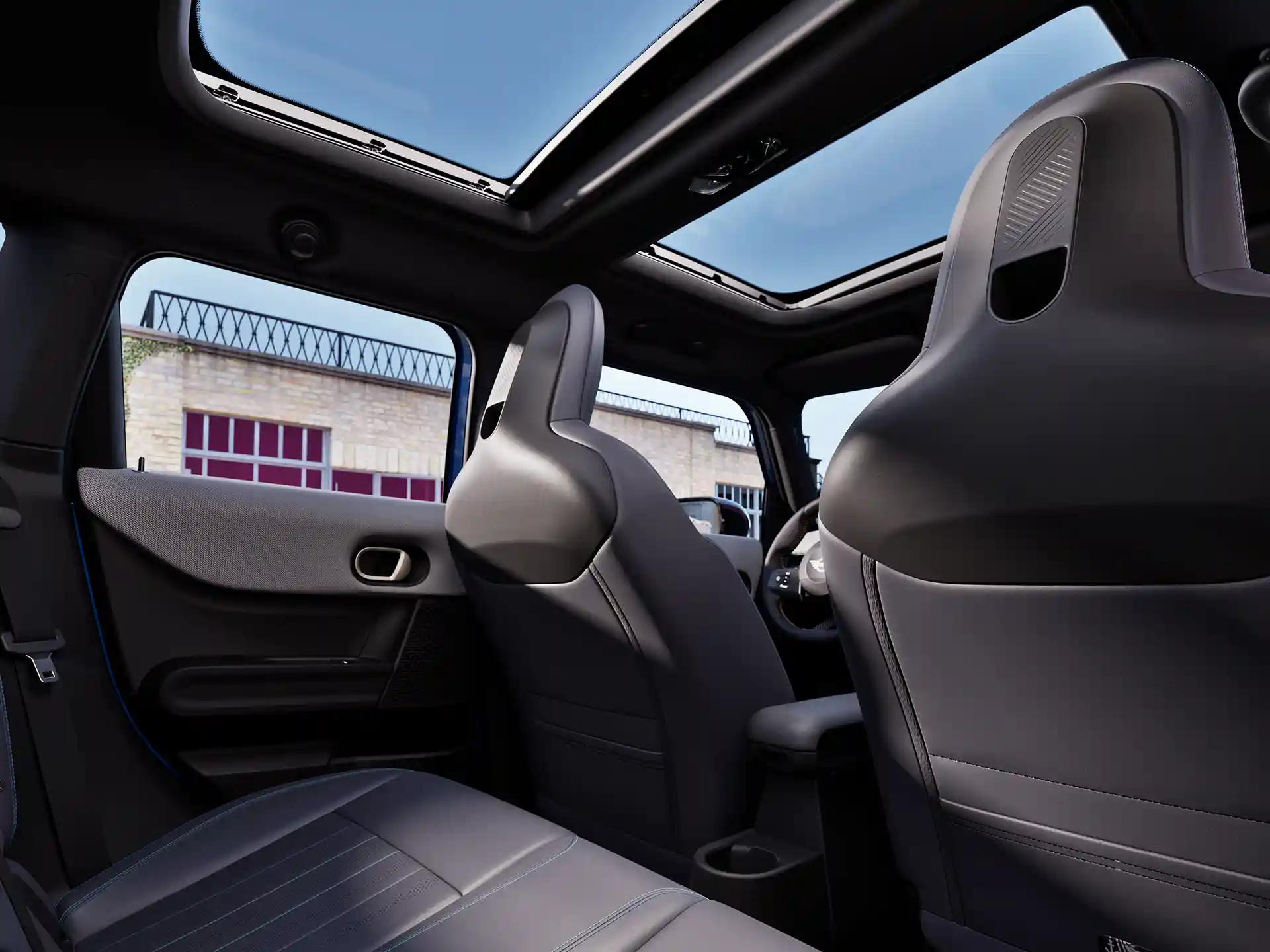 Piecdurvju MINI Cooper – panorāmas jumta lūka