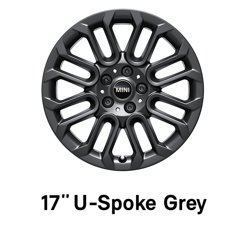 MINI – aprīkojums – 17 collu U-Spoke pelēkā krāsā