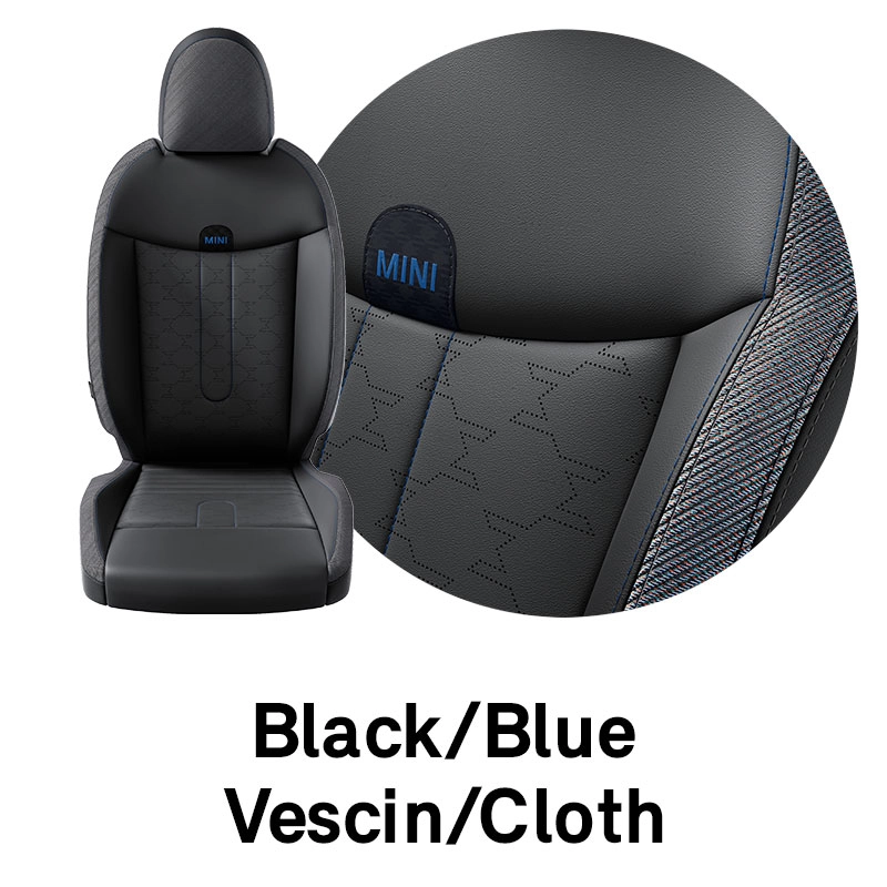 MINI – aprīkojums – melns/zils – vescin/audums