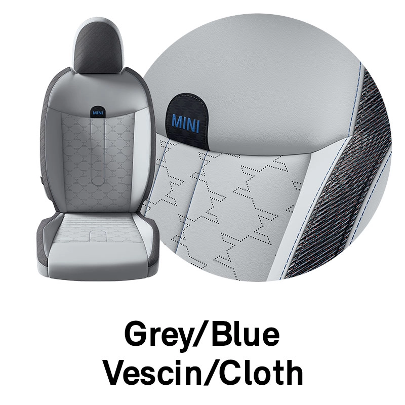 MINI – aprīkojums – pelēks/zils – vescin/audums