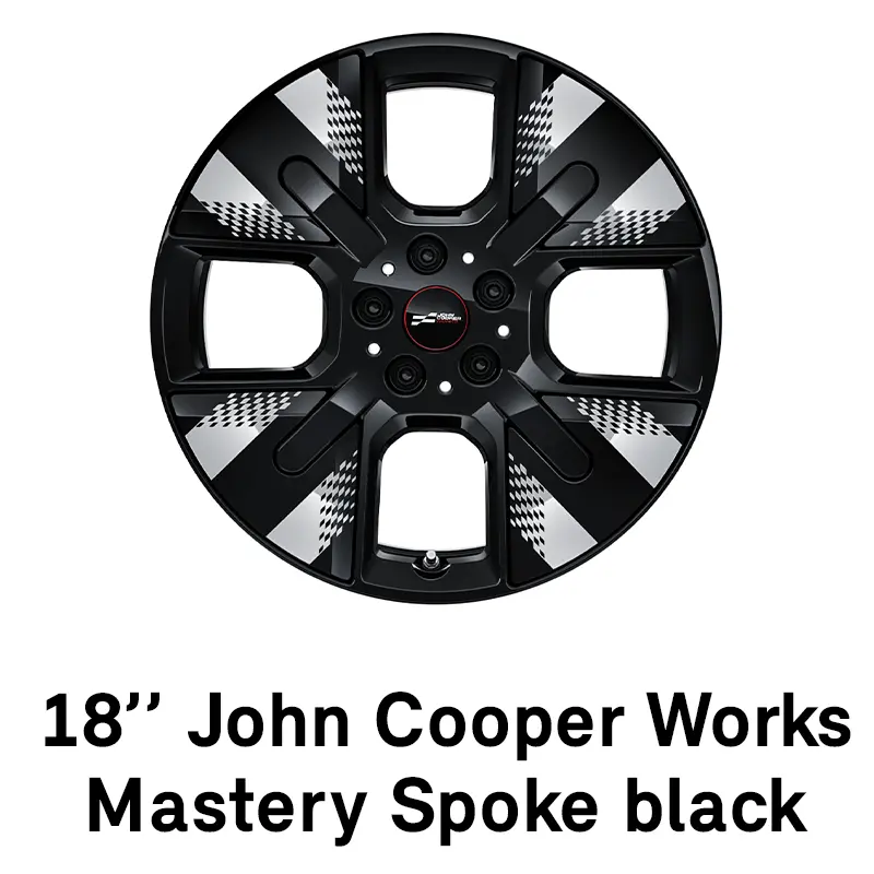 MINI disks: 18 collu JCW Mastery Spoke Black