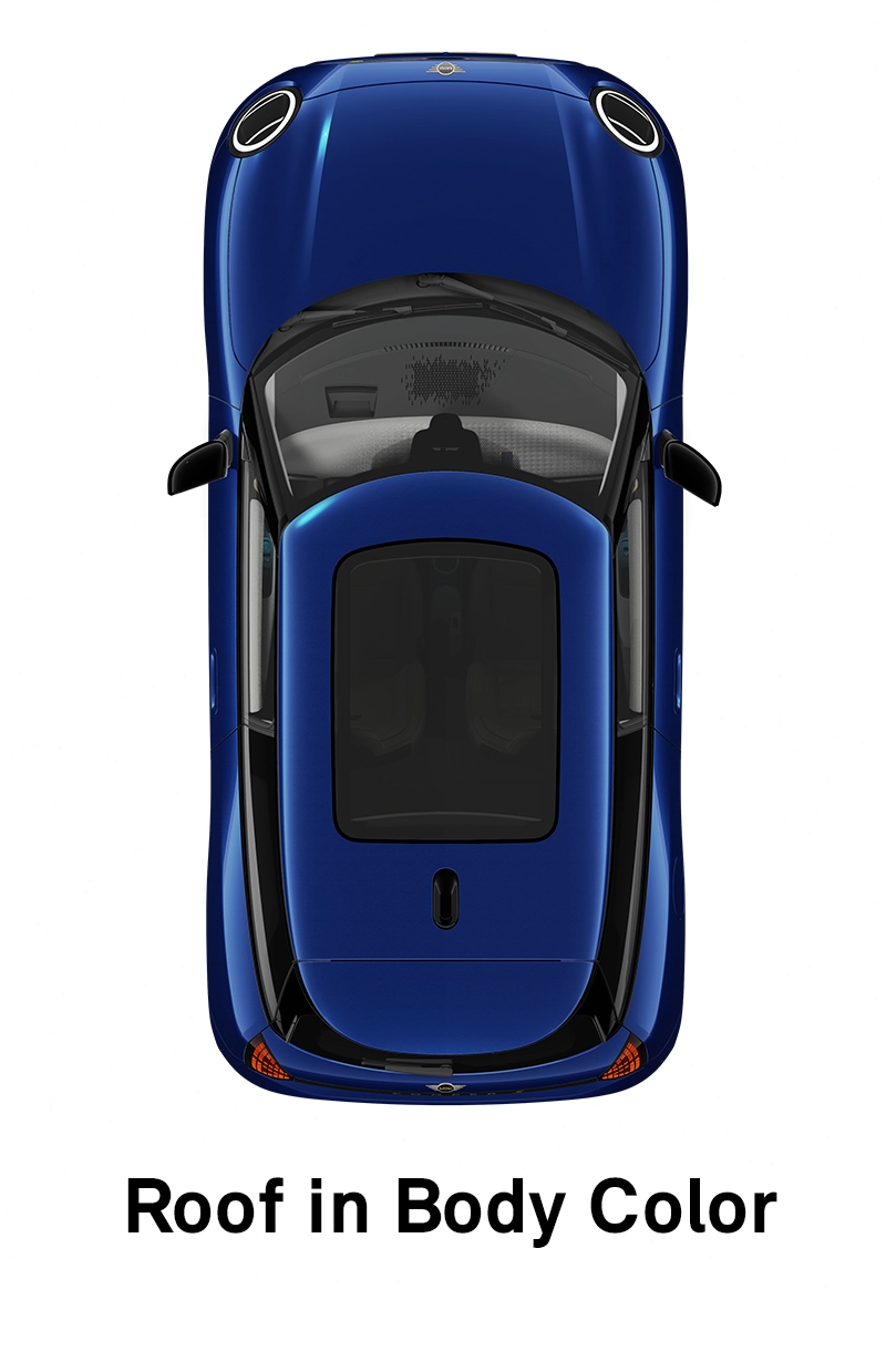 MINI jumts: Jumts un spoguļu korpusi virsbūves krāsā