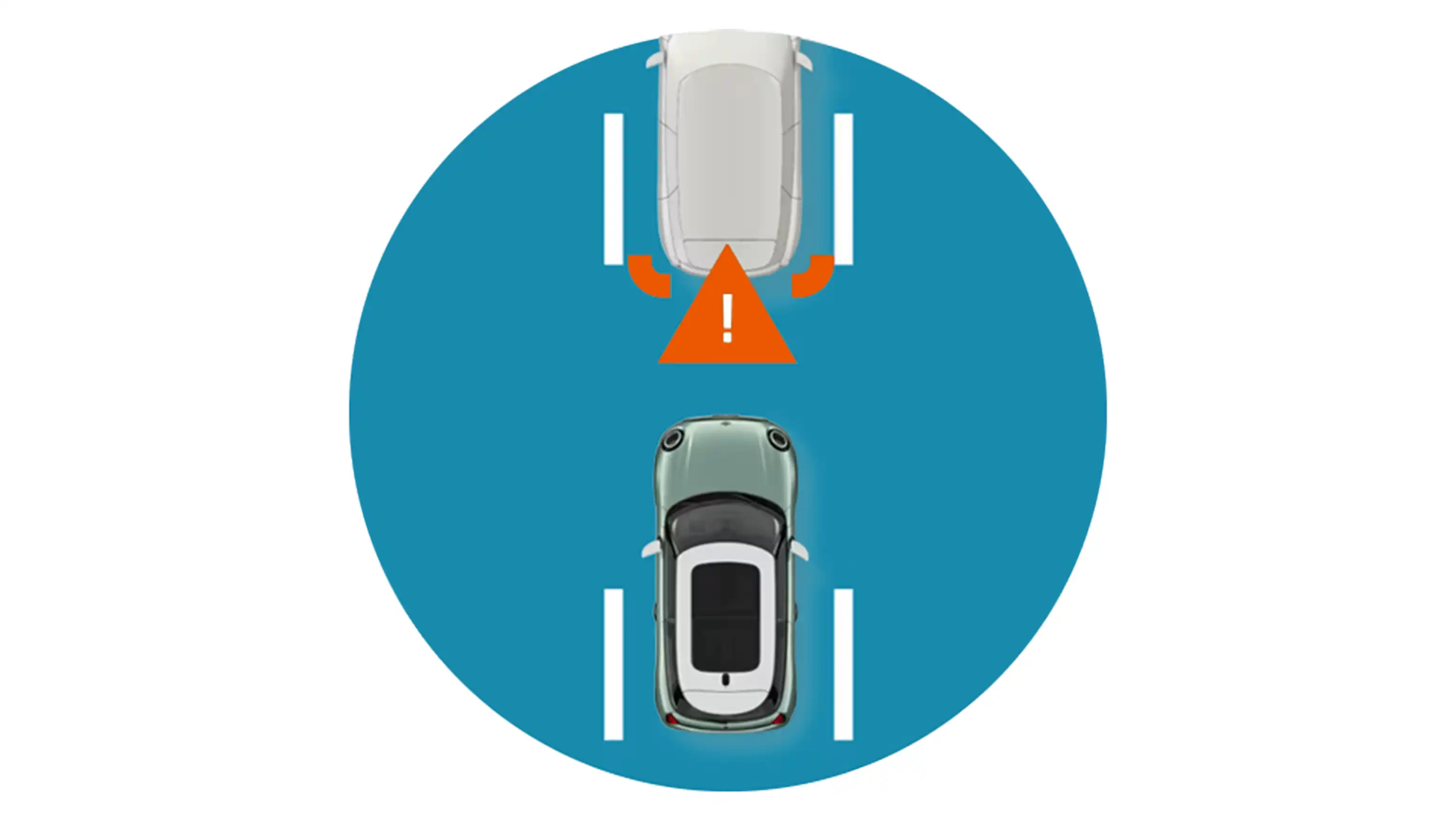 MINI Cooper Convertible – frontālās sadursmes brīdinājums