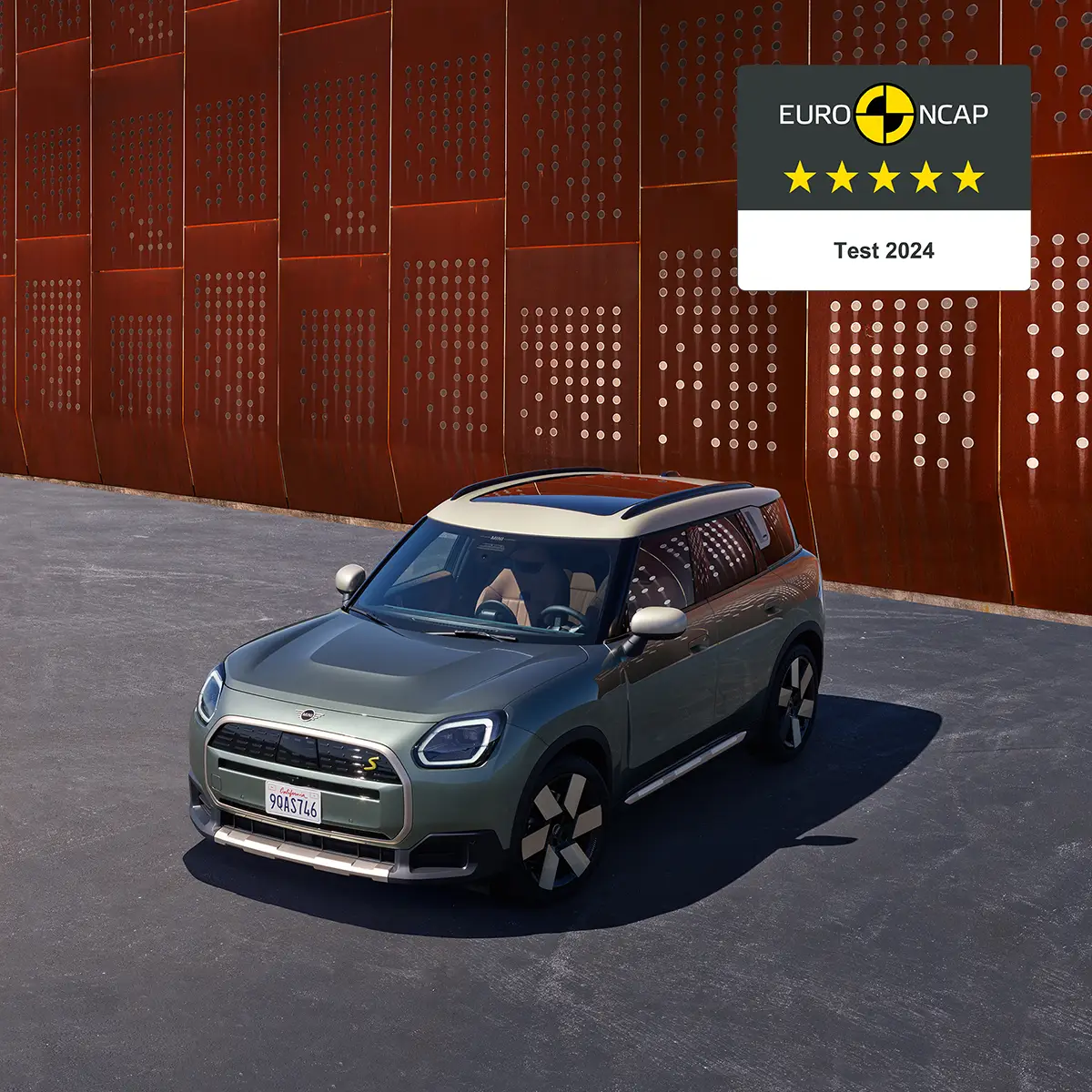 Pilnīgi elektriskais MINI Countryman - NCAP teaser