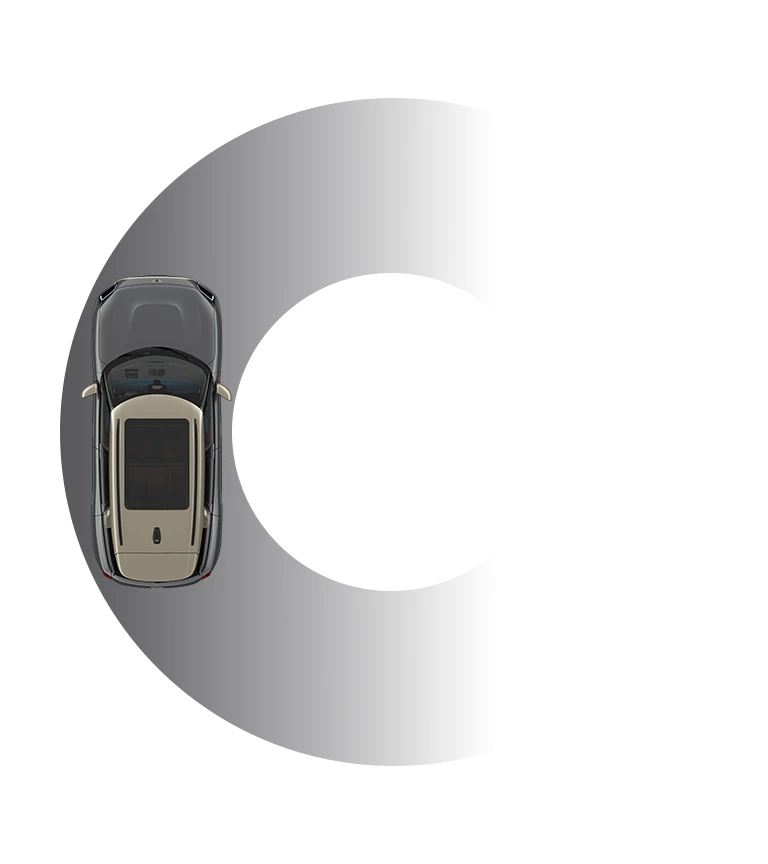 Pilnībā elektriskais MINI Countryman – apgriešanās rādiuss
