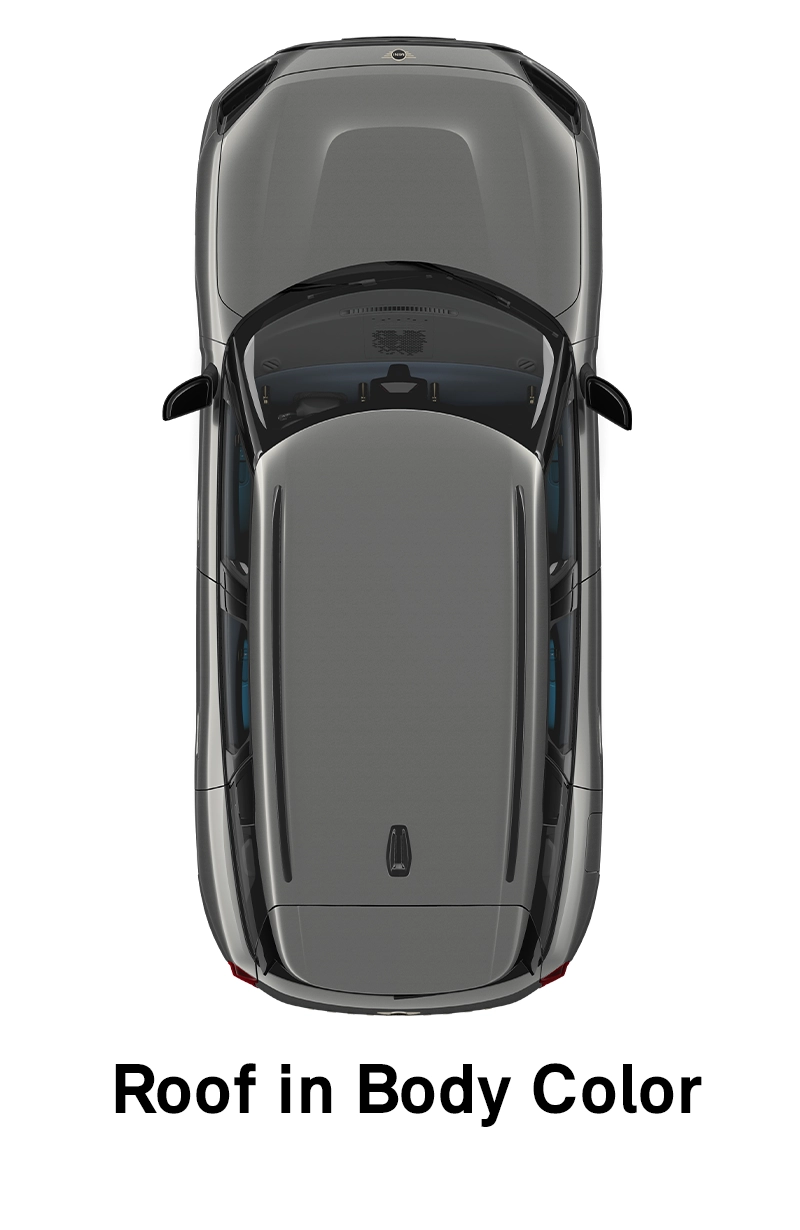 MINI jumts: Jumts un spoguļu korpusi virsbūves krāsā