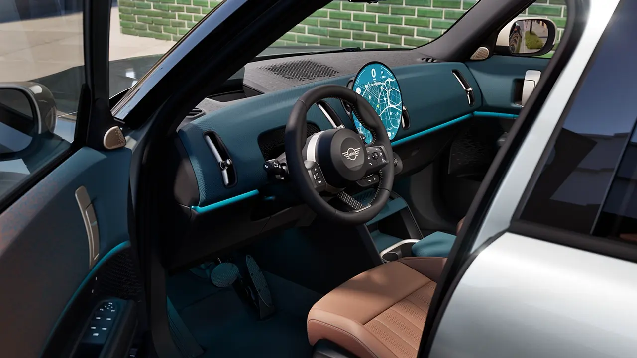 MINI Countryman – salons – instrumentu panelis, vadītāja puse