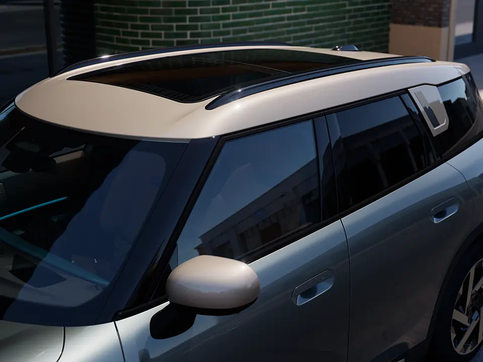 MINI Countryman – virsbūve – jumts ar panorāmas jumta lūku
