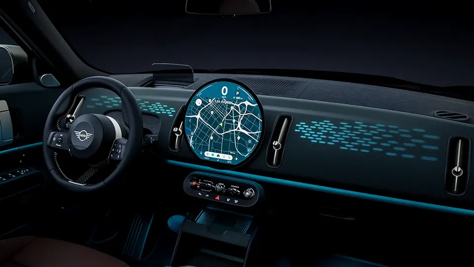 MINI Countryman – salons – instrumentu panelis