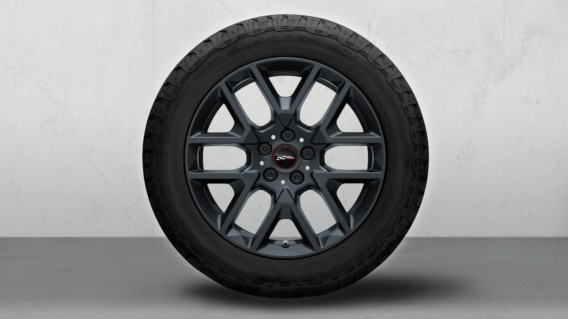 18 collu JCW vieglmetāla lietie diski, Y-Spoke, 945, Frozen Midnight Grey krāsā. 