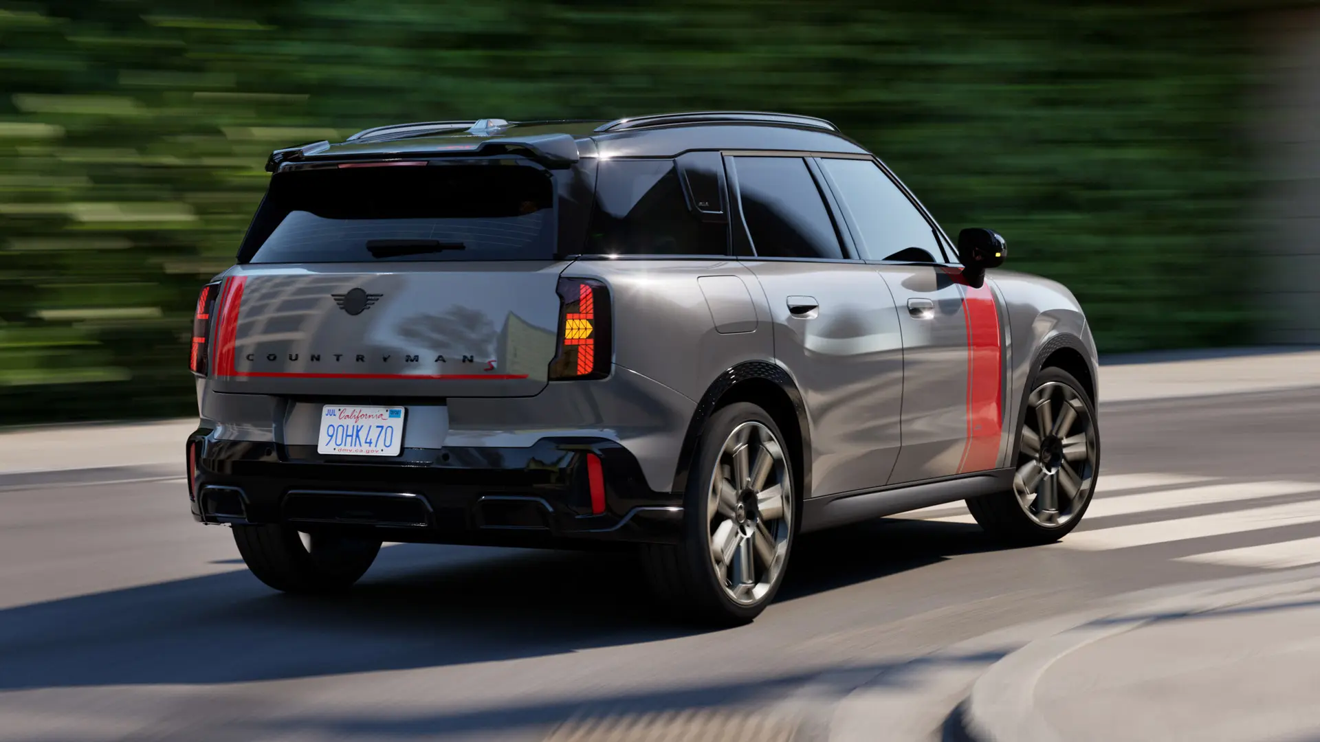 MINI Countryman, braukšana pagriezienā