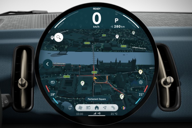 MINI Connected jauninājumi – navigācija