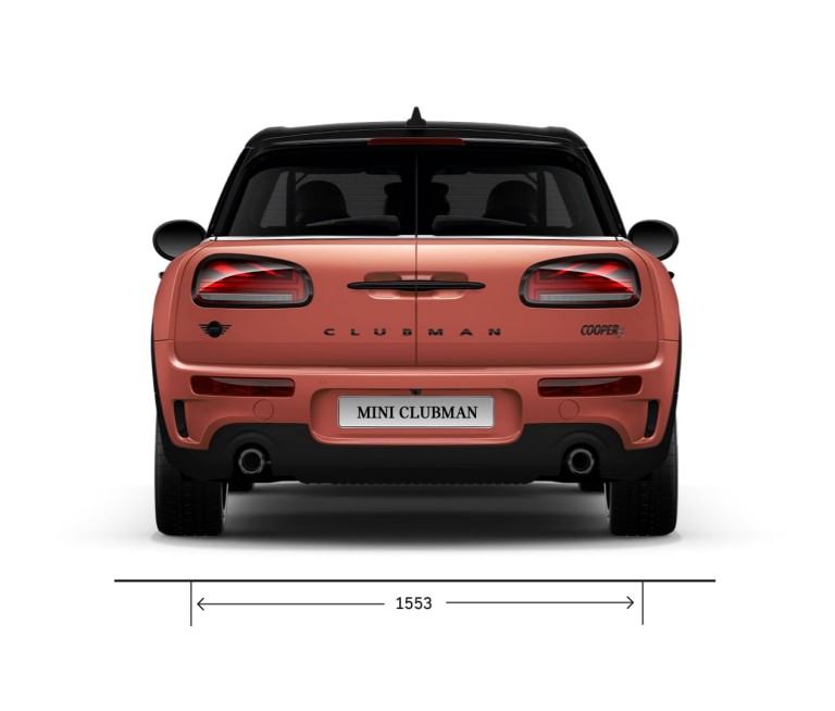 MINI Clubman – sānskats – izmēri