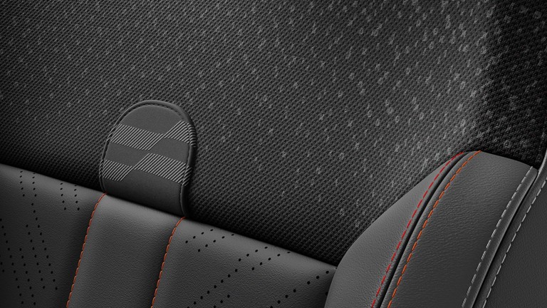 Trīsdurvju MINI Cooper – salons – galerija – sēdekļu stils favoured